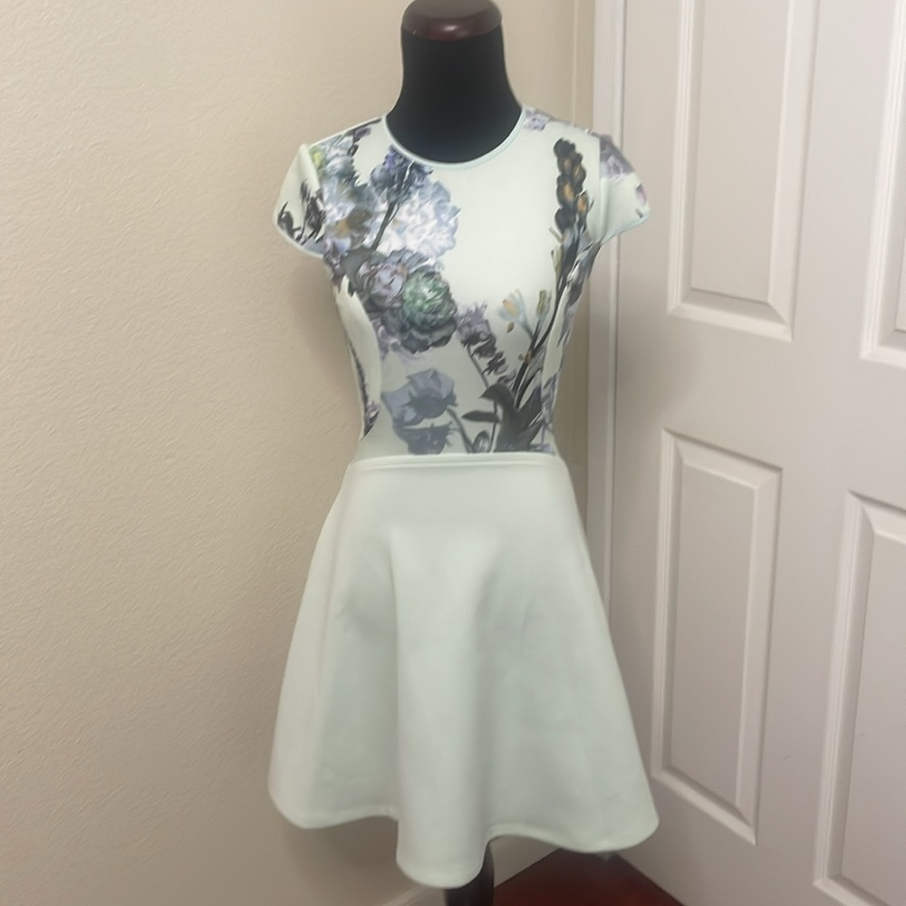 New Ted Baker Skater Dress in Floral